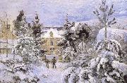 Camille Pissarro Snow scenery Spain oil painting artist